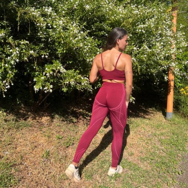 Ensemble sexy grenat